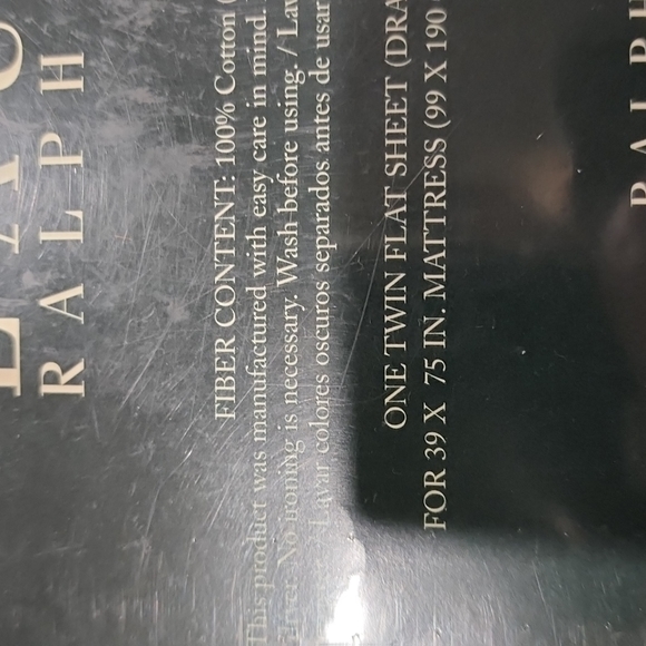 Brand New Navy Ralph Lauren Twin Flat sheet - Picture 3 of 5